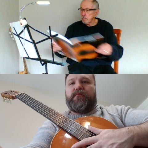 On-line guitar lessons